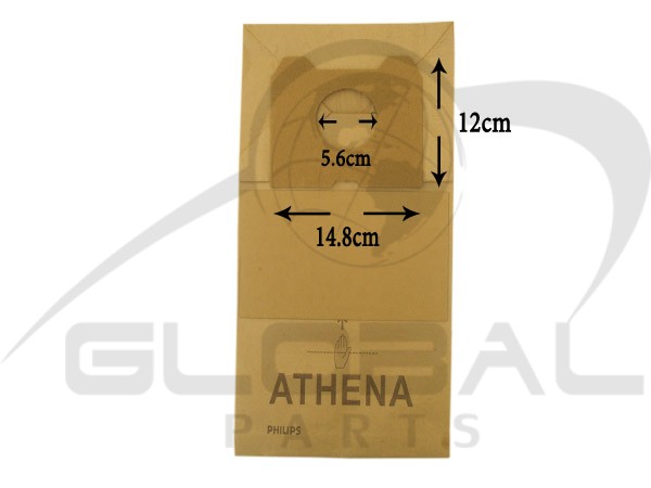 Gallery image 1 of ΣΑΚΟΥΛΑ ΣΚΟΥΠΑΣ PHILIPS ATHENA TRIATHLON SET 5 ΤΕΜ + 2 ΦΙΛΤΡΑ