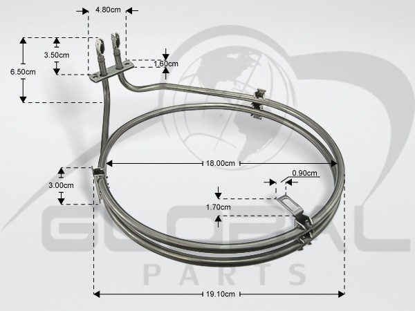 Gallery image 1 of ΑΝΤΙΣΤΑΣΗ ΚΟΥΖΙΝΑΣ ΑΕΡΟΘΕΡΜΗ SIEMENS BOSCH 2300W/230V 00499003