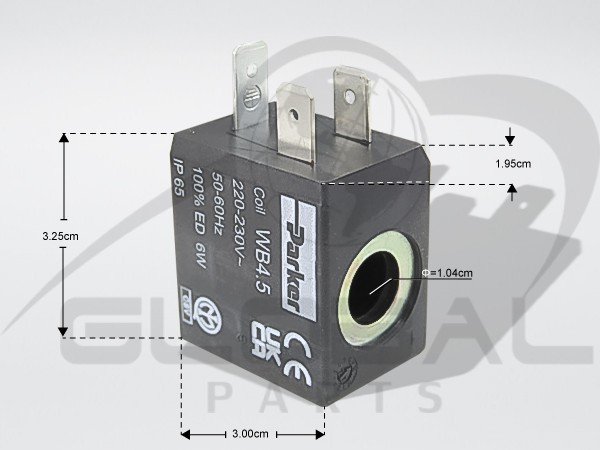 Gallery image 1 of ΠΗΝΙΟ ΓΡΑΝΙΤΟΜΗΧΑΝΗΣ PARKER WB4.5 6W 220/230V 50/60HZ