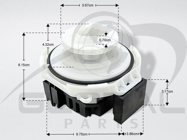 Gallery image 1 of ΑΝΤΛΙΑ ΠΛΥΣΕΩΣ ΠΛΥΝΤΗΡΙΟY ΠΙΑΤΩΝ WHIRLPOOL 482000022216