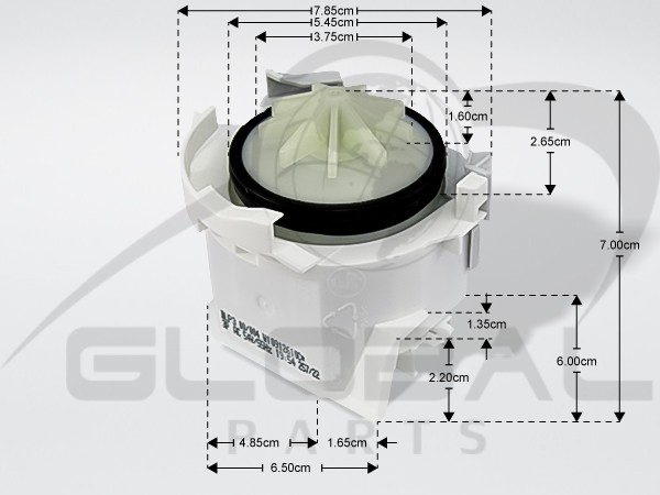 Gallery image 1 of ΑΝΤΛΙΑ ΠΛΥΝΤΗΡΙΟY ΡΟΥΧΩΝ WHIRLPOOL C00297919