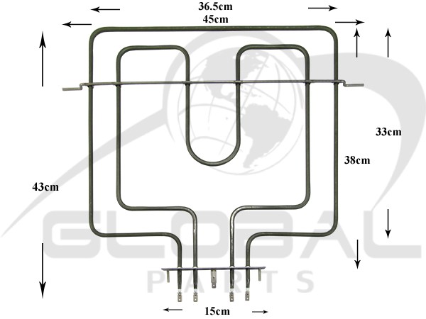 Gallery image 1 of ΓΝΗΣΙΑ ΑΝΤΙΣΤΑΣΗ ΚΟΥΖΙΝΑΣ ΑΝΩ ΜΕΡΟΣ 1600+900W WHIRLPOOL 481010452572