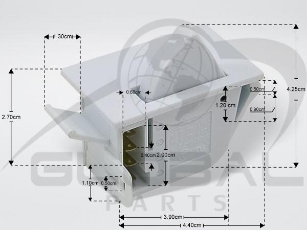 Gallery image 2 of ΔΚΙΑΚΟΠΤΗΣ ΨΥΓΕΙΟΥ 4  ΕΠΑΦΩΝ SIEMENS BOSCH 00611397