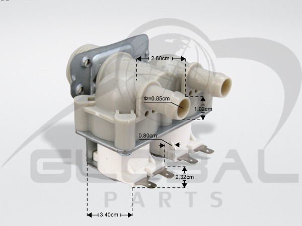 Gallery image 2 of ΒΑΛΒΙΔΑ ΠΛΥΝΤΗΡΙΟΥ ΡΟΥΧΩΝ  ΙΙ ΕΥΘΕΙΑ LG DC12 5220FR2067J