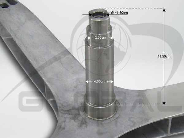 Gallery image 2 of ΑΞΟΝΑΣ ΤΥΜΠΑΝΟΥ ΠΛΥΝΤΗΡΙΟΥ ΡΟΥΧΩΝ SAMSUNG DC97-17234A