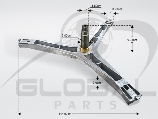 Gallery image 1 of ΑΞΟΝΑΣ ΤΥΜΠΑΝΟΥ ΠΛΥΝΤΗΡΙΟΥ SAMSUNG DC97-17235A