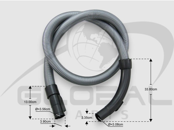 Gallery image 1 of ΓΝΗΣΙΟΣ ΣΩΛΗΝΑΣ ΣΠΙΡΑΛ ΜΕ ΑΚΡΑ ΣΚΟΥΠΑΣ BOSCH SIEMENS 17001737
