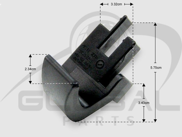 Gallery image 1 of ΓΝΗΣΙΟ ΣΤΗΡΙΓΜΑ ΠΟΡΤΑΣ ΚΑΤΩ ΔΕΞΙΑ AEG ELECTROLUX ZANUSSI 3558047043