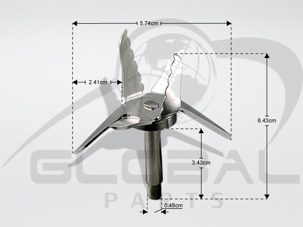 Gallery image 1 of ΜΑΧΑΙΡΙ ΜΠΛΕΝΤΕΡ MOULINEX TEFAL MS-651975