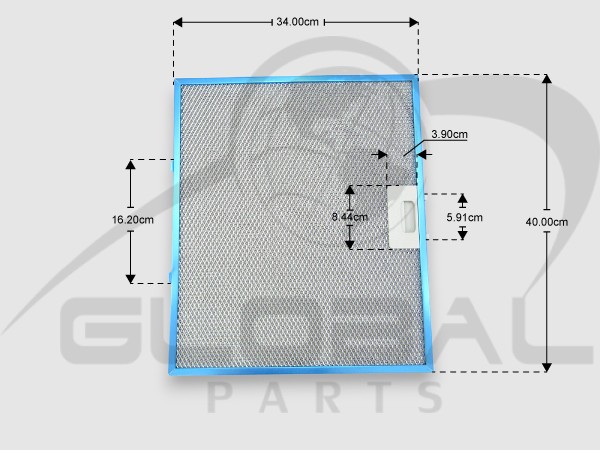 Gallery image 1 of ΓΝΗΣΙΟ ΦΙΛΤΡΟ ΜΕΤΑΛΛΙΚΟ ΑΠΟΡΡΟΦΗΤΗΡΑ AEG ELECTROLUX  4055354809