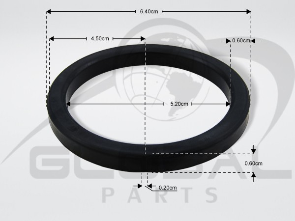 Gallery image 1 of ΦΛΑΝΤΖΑ ΚΟΥΠΑΣ Φ 64Χ52Χ6,3ΜΜ