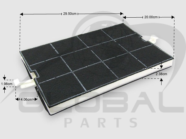 Gallery image 1 of ΦΙΛΤΡΟ ΑΠΟΡΡΟΦΗΤΗΡΑ ΑΝΘΡΑΚΑ BOSCH SIEMENS GAGGENAU 00351210
