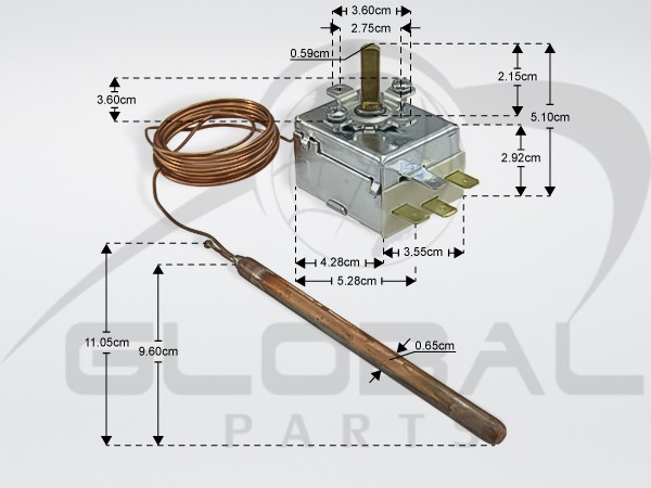 Gallery image 1 of ΘΕΡΜΟΣΤΑΤΗΣ ΜΠΕΝ ΜΑΡΙ ΜΟΝΟΦΑΣΙΚΟΣ TR2 0-120°C