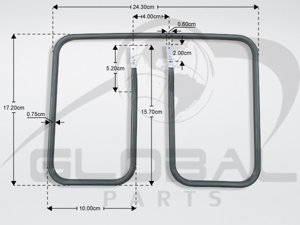 Gallery image 1 of ΑΝΤΙΣΤΑΣΗ ΤΟΣΤΙΕΡΑΣ 1000W 230V SEB TEFAL TS-01039500