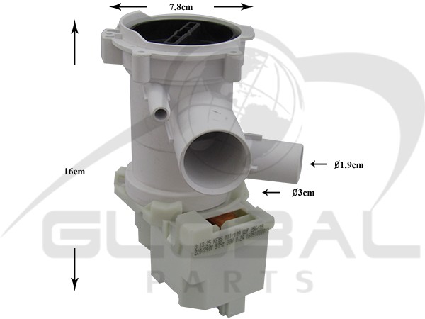 Gallery image 1 of ΑΝΤΛΙΑ ΠΛΥΝΤΗΡΙΟΥ ΡΟΥΧΩΝ SIEMENS BOSCH 30W 00143922