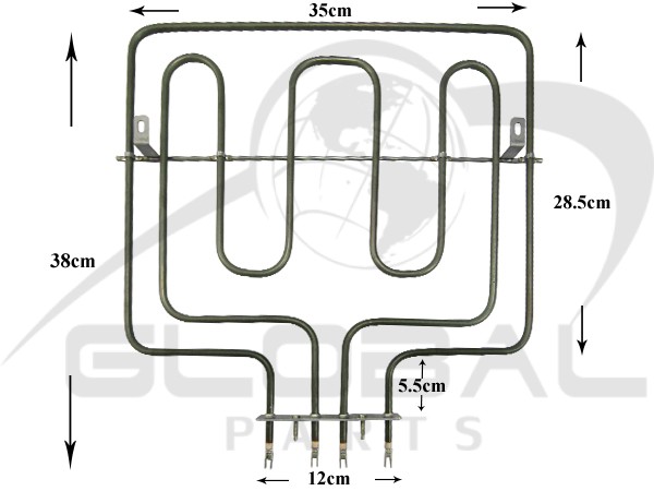 Gallery image 1 of ΑΝΤΙΣΤΑΣΗ ΚΟΥΖΙΝΑΣ ΑΝΩ ΜΕΡΟΣ ZANUSSI 1200+1800W 3570337018