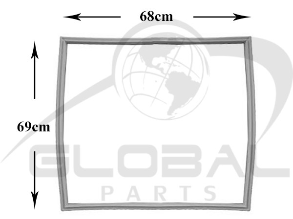 Gallery image 1 of ΛΑΣΤΙΧΟ ΠΟΡΤΑΣ ΚΑΤΑΨΥΞΗΣ ΨΥΓΕΙΟΥ BOSCH SIEMENS 00688442