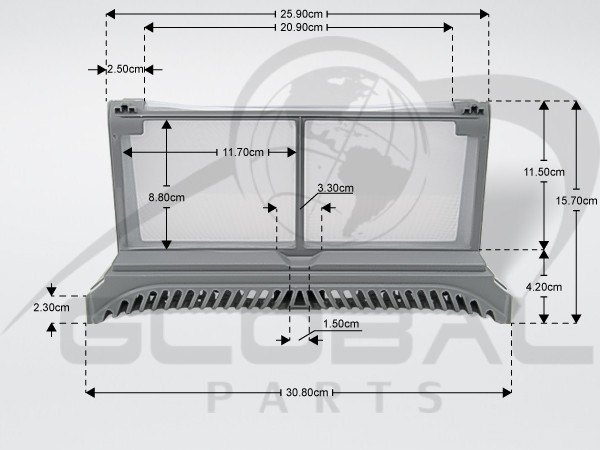 Gallery image 1 of ΦΙΛΤΡΟ ΠΟΡΤΑΣ ΣΤΕΓΝΩΤΗΡΙΟΥ SAMSUNG DC61-04407A