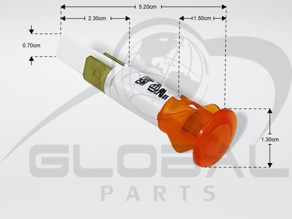 Gallery image 1 of ΕΝΔEIΚΤΙΚΗ ΛΥΧΝΙΑ ΠΟΡΤΟΚΑΛΙ 230V