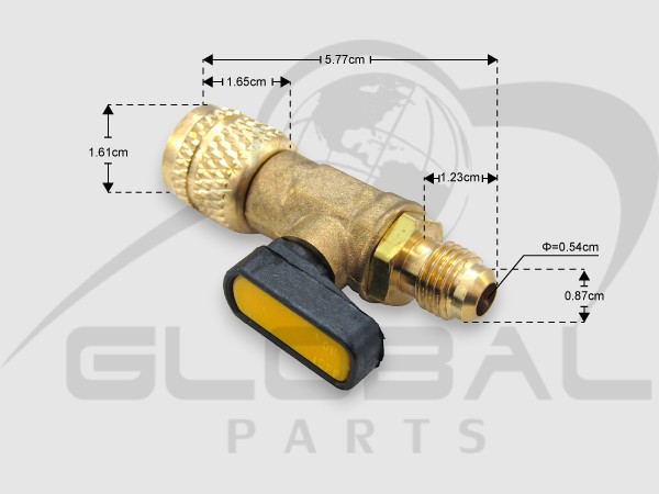 Gallery image 1 of ΒΑΛΒΙΔA ΦΙΑΛΗΣ R600 ΜΕ ΒΑΝΑ 1/4-1/8