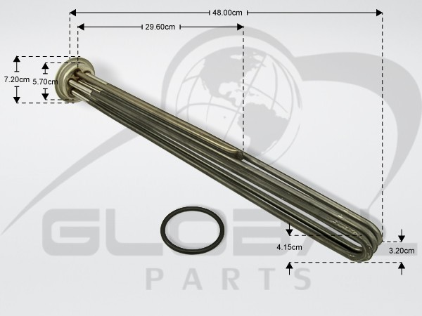 Gallery image 1 of ΑΝΤΙΣΤΑΣΗ ΜΠΟΙΛΕΡ ΕΠΑΓΓ.ΠΛ.ΠΙΑΤΩΝ 6000W 220/380V