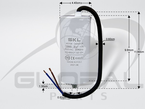 Gallery image 1 of ΠΥΚΝΩΤΗΣ ΠΛΥΝΤΗΡΙΟY ΡΟΥΧΩΝ 35MF ΜΕ ΚΑΛΩΔΙΟ
