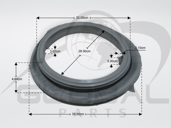 Gallery image 1 of ΛΑΣΤΙΧΟ ΠΟΡΤΑΣ ΠΛΥΝΤΗΡΙΟΥ MIDEA  AMICA SAMSUNG 12638100003403