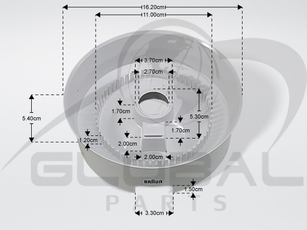 Gallery image 1 of ΒΑΣΗ ΛΕΜΟΝΟΣΤΙΦΤΗ BRAUN 7322610154