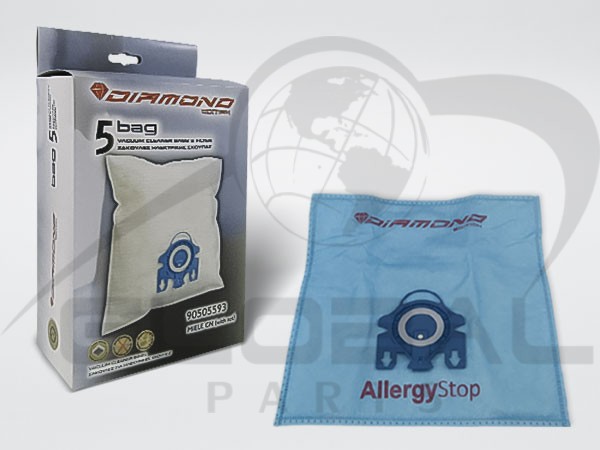 Gallery image 2 of ΣΑΚΟΥΛΑ ΣΚΟΥΠΑΣ MIELE TYPE GN ALLERGY STOP SET 5 ΤΕΜ + 2 ΦΙΛΤΡΑ