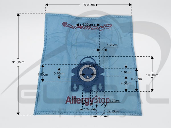 Gallery image 1 of ΣΑΚΟΥΛΑ ΣΚΟΥΠΑΣ MIELE TYPE GN ALLERGY STOP SET 5 ΤΕΜ + 2 ΦΙΛΤΡΑ