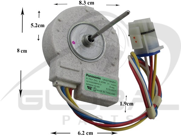 Gallery image 1 of ΑΝΕΜΙΣΤΗΡΑΣ ΚΑΤΑΨΥΞΗΣ ΨΥΓΕΙΟΥ 9.75V DC - 3.25WGENERAL ELECTRIC INDESIT C00276112