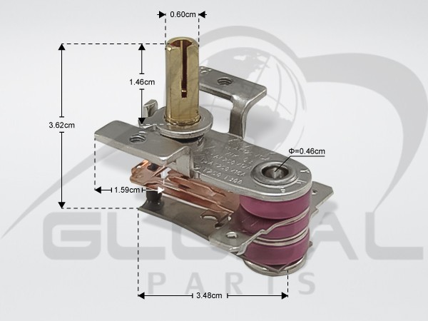 Gallery image 1 of ΘΕΡΜΟΣΤΑΤΗΣ ΚΑΛΟΡΙΦΕΡ 75°C 250V 16A DELONGHI 5210810031