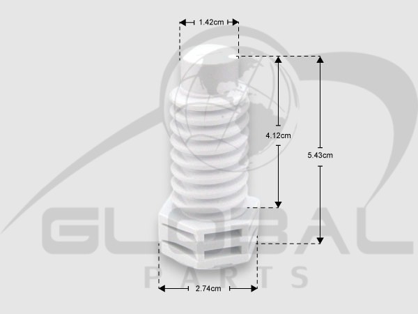 Gallery image 1 of ΓΝΗΣΙΟ ΠΟΔΙ ΣΤΕΓΝΩΤΗΡΙΟΥ WHIRLPOOL 481250018054
