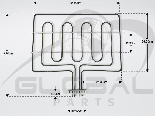 Gallery image 1 of ANTΙΣΤΑΣΗ ΚΟΥΖΙΝΑΣ ΓΚΡΙΛ SMEG ALFA151X 806890471