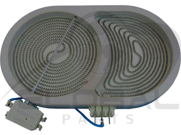 Gallery image 1 of ΕΣΤΙΑ ΚΕΡΑΜΙΚΗ ΟΒΑΛ Φ270/170 2000W 481231018896