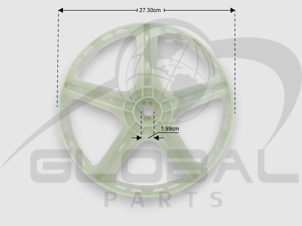 Gallery image 2 of ΓΝΗΣΙΑ ΤΡΟΧΑΛΙA ΚΑΔΟΥ ΠΛΥΝΤΗΡΙΟY AEG ZANUSSI 4055082533