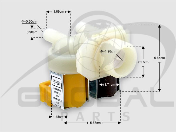 Gallery image 1 of ΒΑΛΒΙΔΑ ΠΛΥΝΤΗΡΙΟY ΡΟΥΧΩΝ SIEMENS ΔΙΠΛΗ ΜΕ ΦΙΣΑ 00086311
