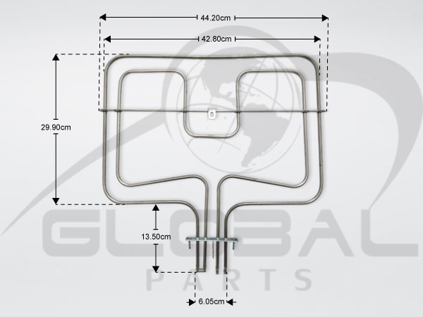 Gallery image 1 of ΑΝΤΙΣΤΑΣΗ ΚΟΥΖΙΝΑΣ AEG ZANUSSI ELECTROLUX 1000/1700W 230V 3570797047