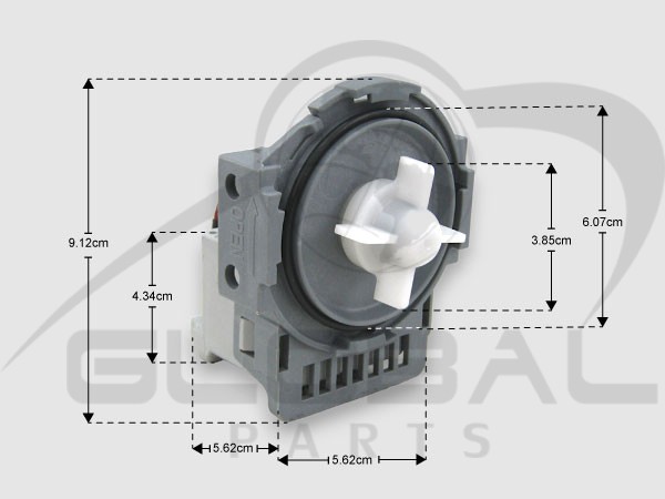 Gallery image 1 of ΑΝΤΛΙΑ ΑΠΟΧΕΤΕΥΣΗΣ ΠΛΥΝΤΗΡΙΟΥ ΠΙΑΤΩΝ SAMSUNG 30W 220/240V DD31-00012A