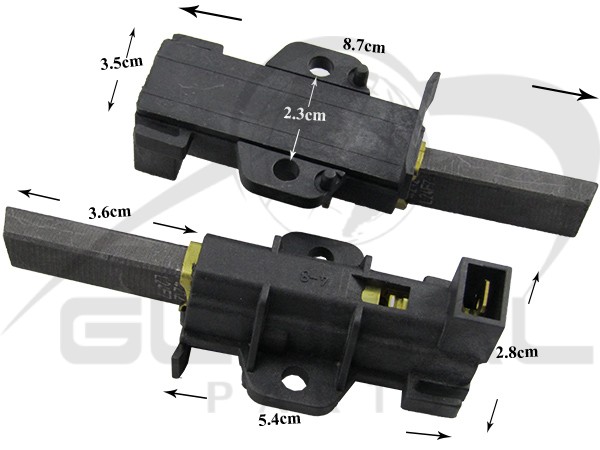 Gallery image 1 of ΚΑΡΒΟΥΝΑΚΙΑ ΠΛΥΝΤΗΡΙΟΥ ΡΟΥΧΩΝ BEKO ARCELIK 6.3X12.5X39