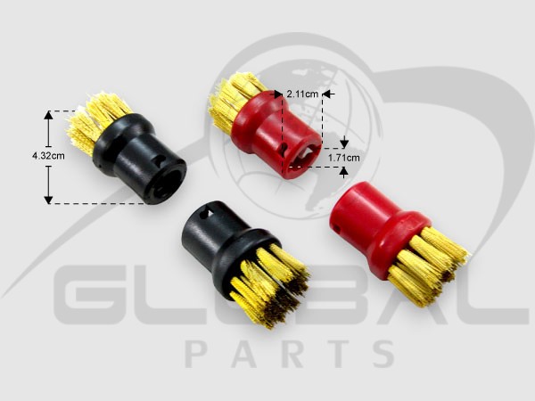 Gallery image 1 of ΓΝΗΣΙΟ ΒΟΥΡΤΣΑΚΙ ΑΤΜΟΚΑΘΑΡΙΣΤΗ KARCHER SET 4 ΤΕΜ