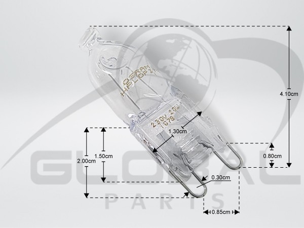 Gallery image 1 of ΛΑΜΠΑ ΕΠΑΓΓΕΛΜΑΤΙΚΗΣ ΚΟΥΖΙΝΑΣ 20W 240V G9