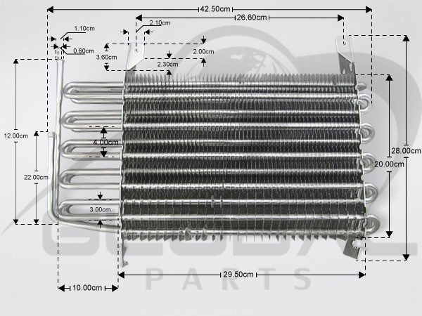 Gallery image 1 of ΣΤΟΙΧΕΙΟ EVAPORATOR ΚΑΤΑΨΥΞΗΣ ΨΥΓΕΙΟΥ WHIRLPOOL 481951138642