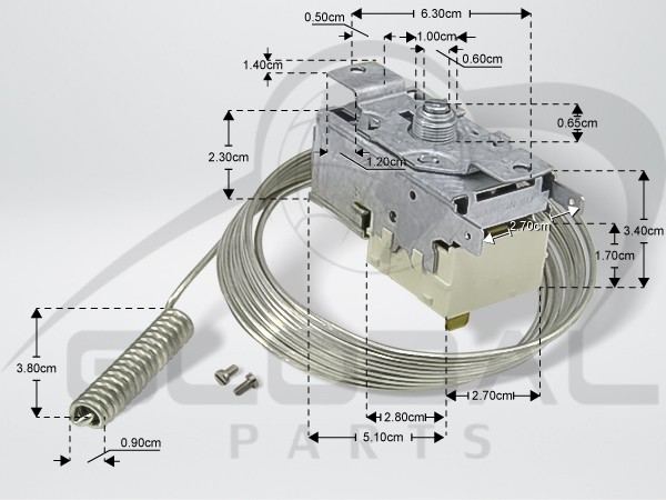 Gallery image 1 of ΘΕΡΜΟΣΤΑΤΗΣ ΣΤΟΙΧΕΙΟΥ ΠΑΓΟΜΗΧΑΝΗΣ RANCO K22-L3022