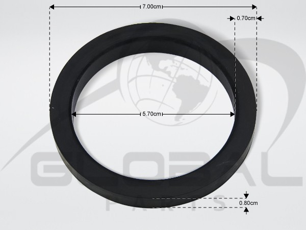 Gallery image 1 of ΦΛΑΝΤΖΑ ΚΟΥΠΑΣ ΚΑΦΕ Φ 70Χ56Χ8,5MM