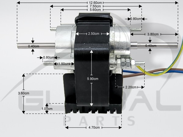 Gallery image 2 of ΑΝΕΜΙΣΤΗΡΑΣ ΨΥΓΕΙΟΥ 220V ΜΕ ΔΙΠΛΟ ΑΞΟΝΑ