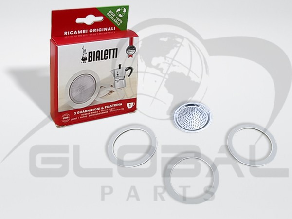 Gallery image 1 of ΦΛΑΝΤΖΑ ΦΙΛΤΡΟΥ BIALETTI 1 ΦΛ.(ΣΕΤ 3 ΦΛ.+ 1 ΦΙΛΤΡΟ) MOKA EXPRESS - DAMA - FIAMMETTA - BREAK - MINI EXPRESS