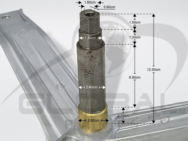 Gallery image 2 of ΑΞΟΝΑΣ ΠΛΥΝΤΗΡΙΟY ΡΟΥΧΩΝ  BOSCH SIEMENS BALAY 00215117