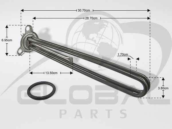 Gallery image 1 of ΑΝΤΙΣΤΑΣΗ ΜΠΟΙΛΕΡ ΕΠ.ΠΛ.ΠΙΑΤΩΝ 3000W 230V