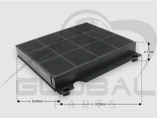 Gallery image 1 of ΦΙΛΤΡΟ ΑΠΟΡΡΟΦΗΤΗΡΑ ΑΝΘΡΑΚΑ ARISTON CANDY AEG ELECTROLUX ELICA